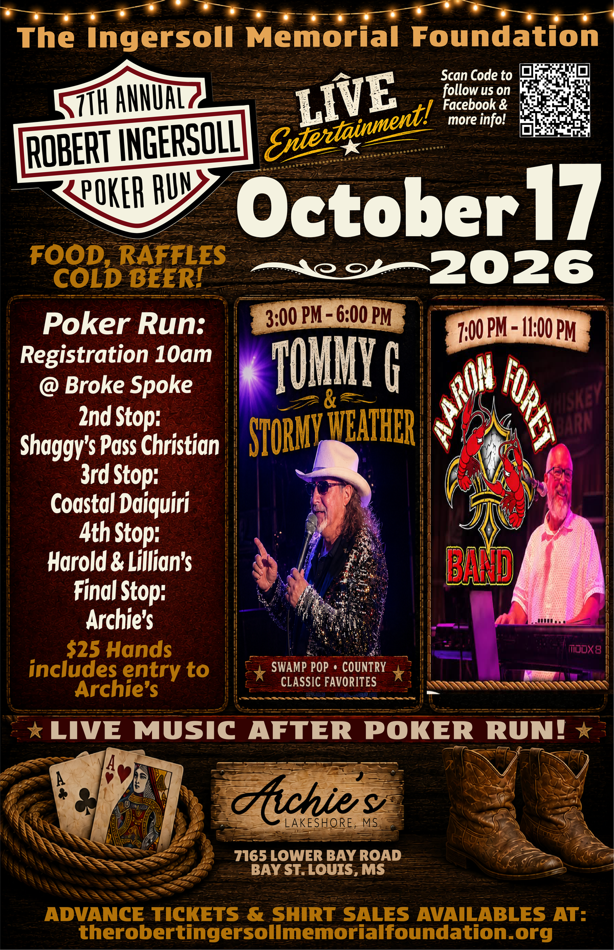 Admission - Archie's Only - NON POKER RUN PARTICIPANT